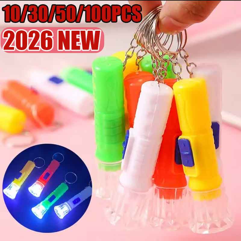 Online Educational Games For Kids - 10/30/50/100PCS Mini Children LED Flashlight Lamp
