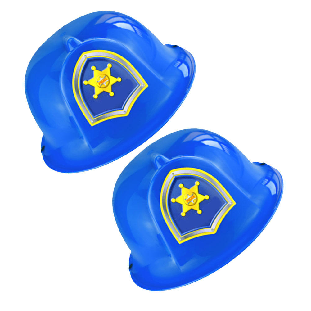 Kid Educational - 2Pcs Kids Police Role-Play Hats Simulation