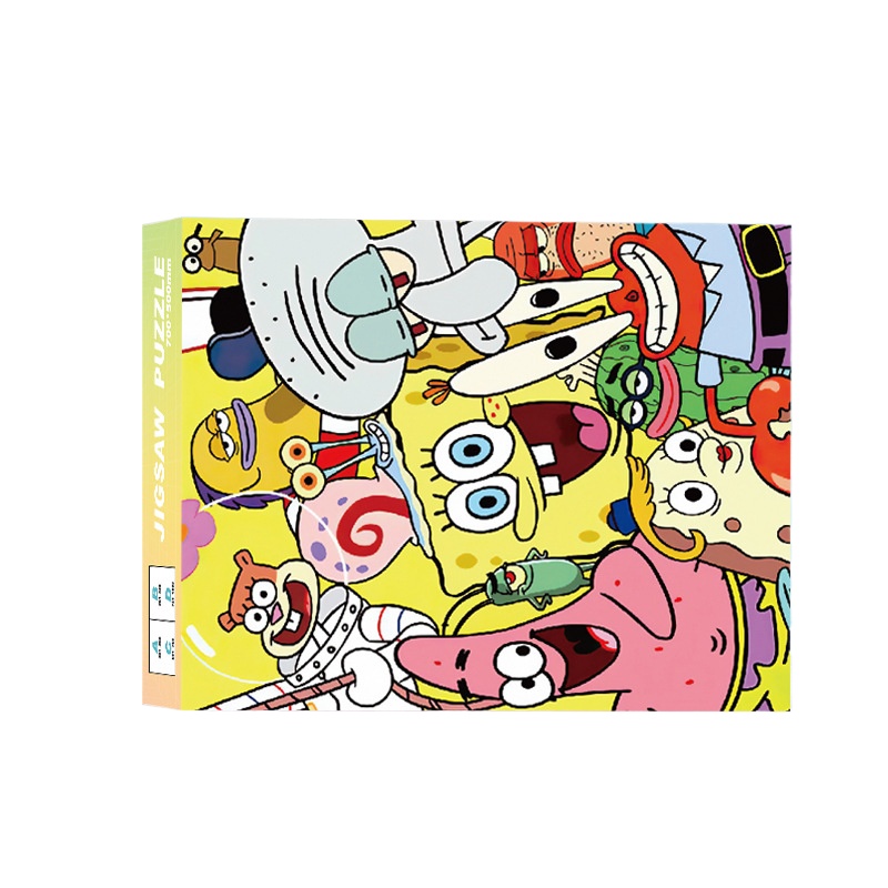 Kids Education Product - 1000 Pieces SpongeBob SquarePants Puzzle Assembling