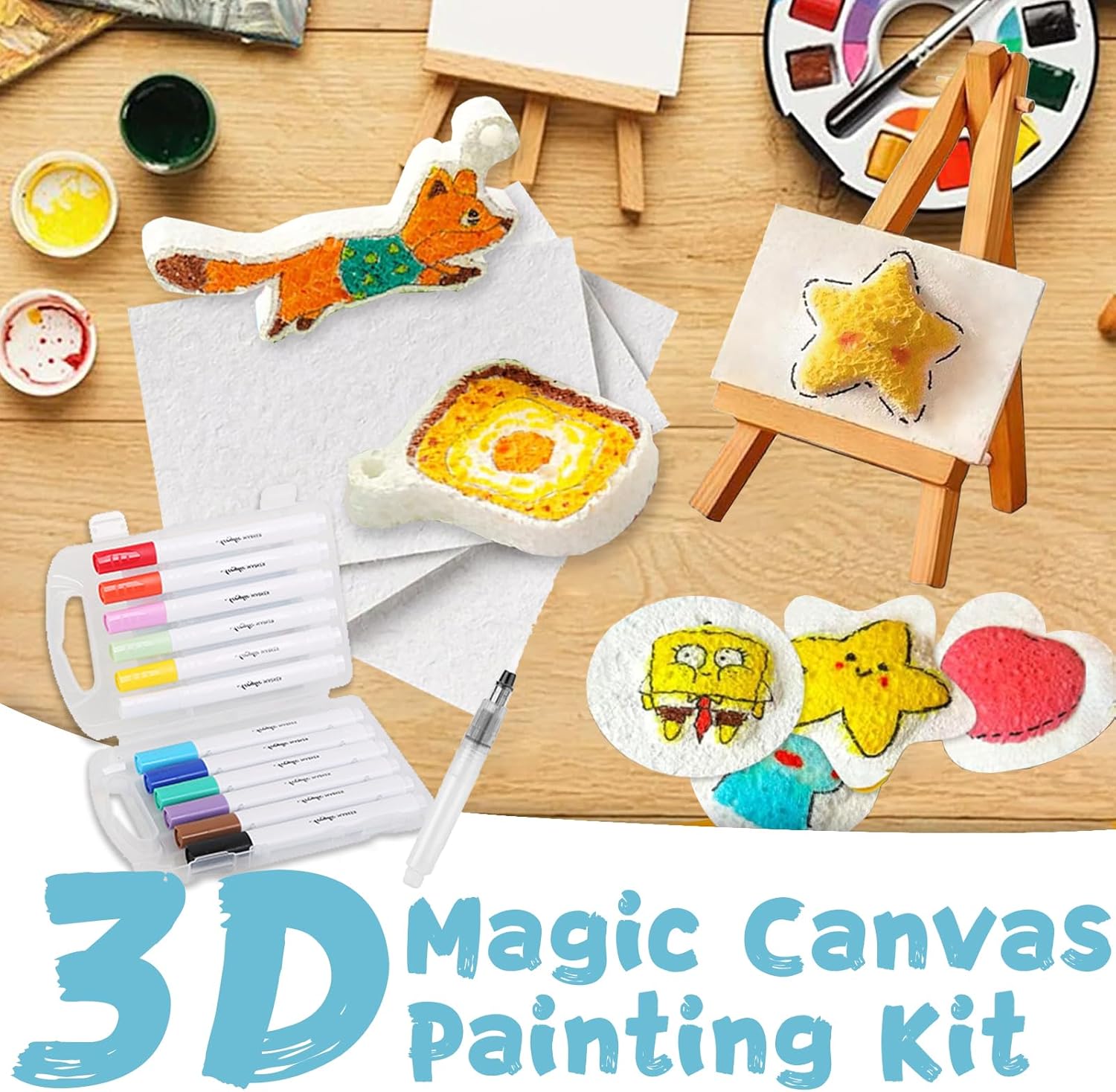3D Puffy Foam Texture Painting - Kids Education Drawing review and price