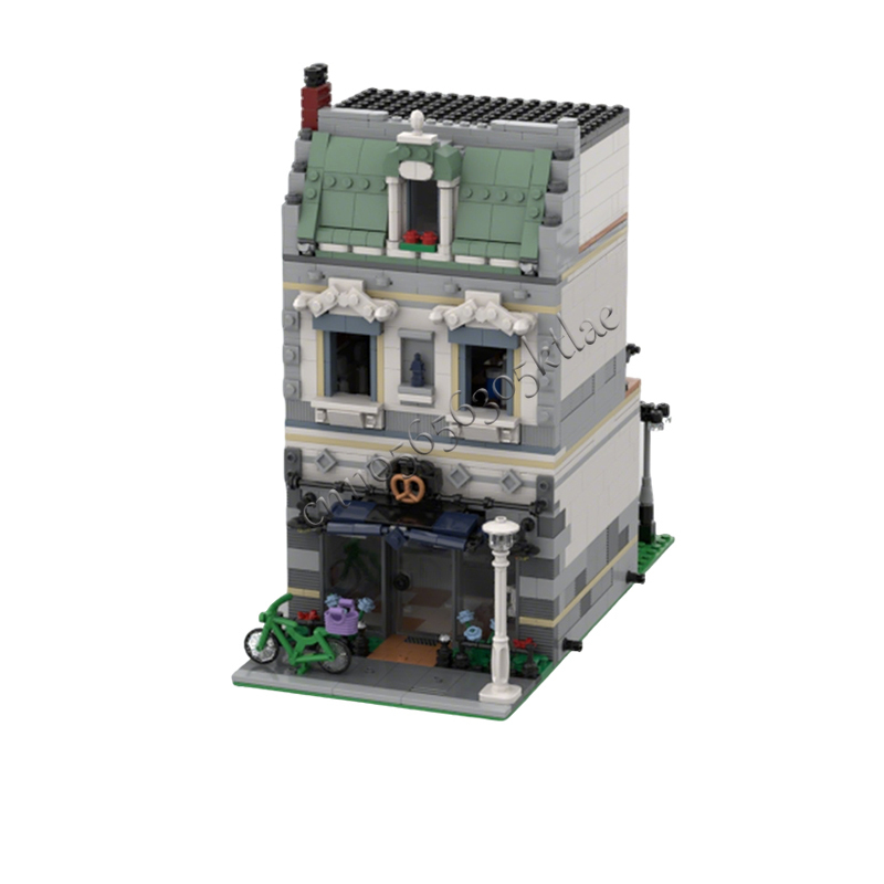 1268PCS MOC City Street Views  - Kids Education Story review and price