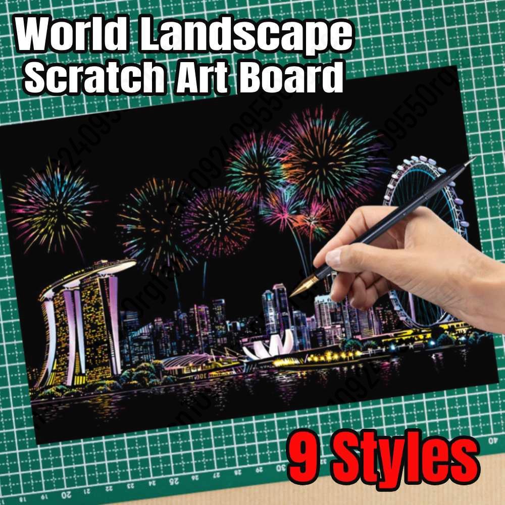 Magic Rainbow Color Scratch Ar - Kids Education Drawing review and price