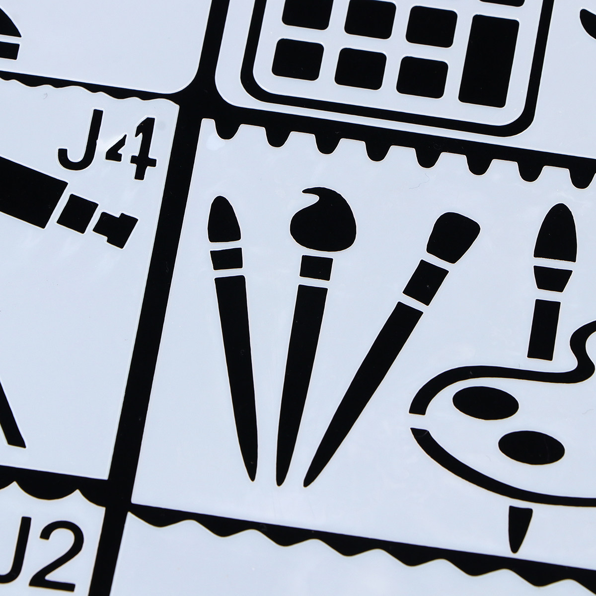 32 Pcs Hollow Painting Templat - Kids Education Template review and price