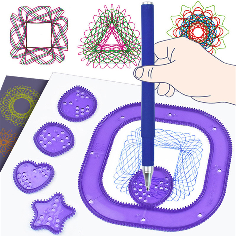 Funny Spirograph Drawing Toys  - Kids Education Template review and price