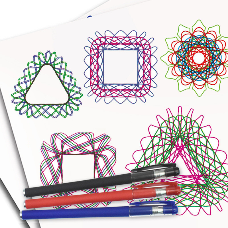 Funny Spirograph Drawing Toys  - Kids Education Template review and price
