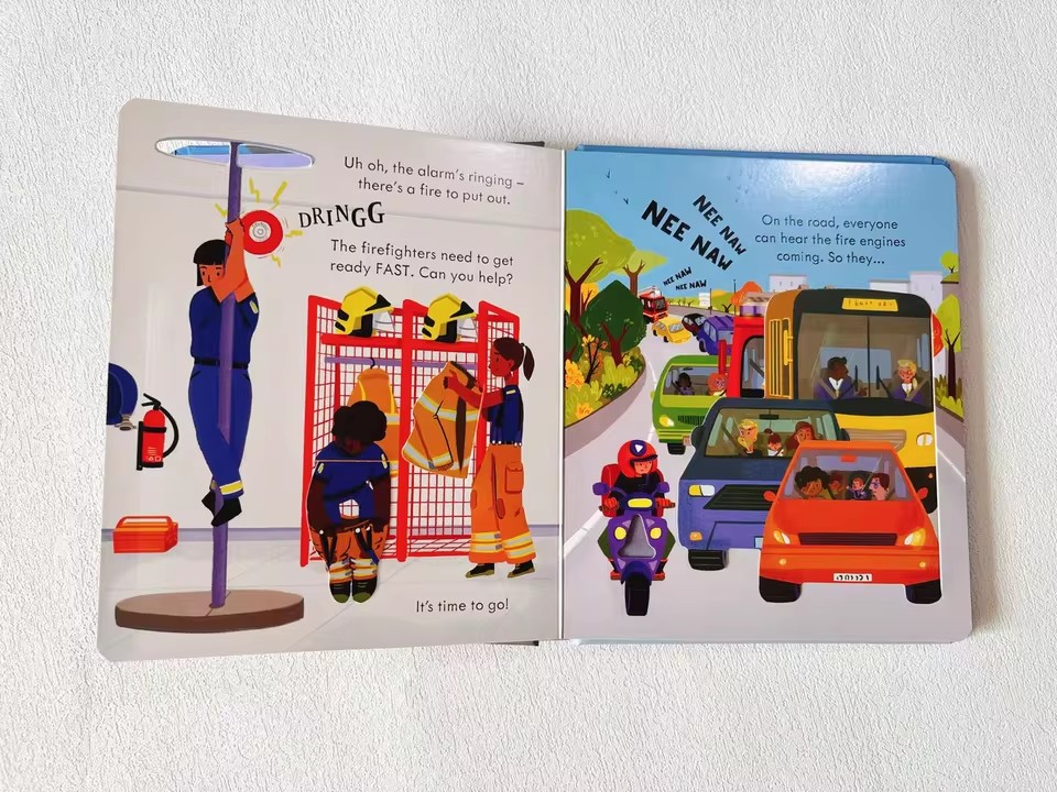 Usborne Peep Inside How A Fire - Kid Educational review and price