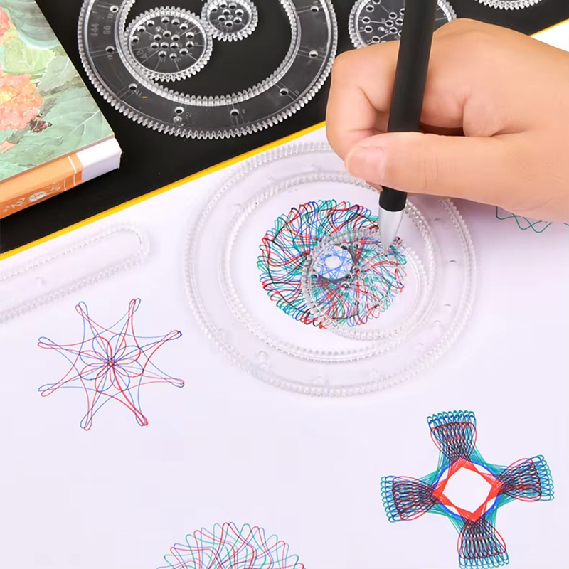 Funny Spirograph Drawing Toys  - Kids Education Template review and price