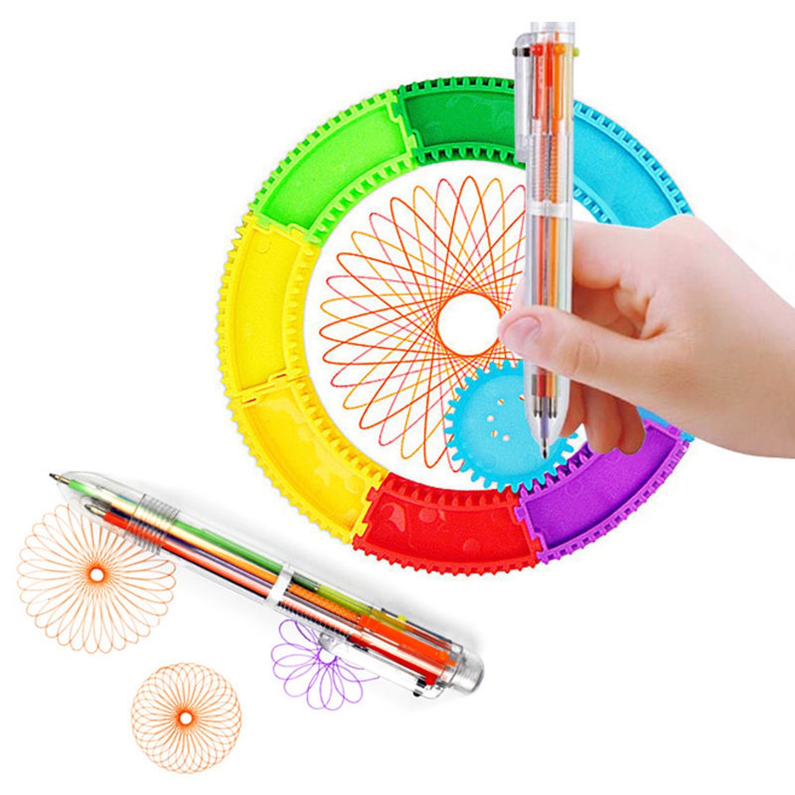 Geometry Spirograph Drawing St - Kids Education Template review and price