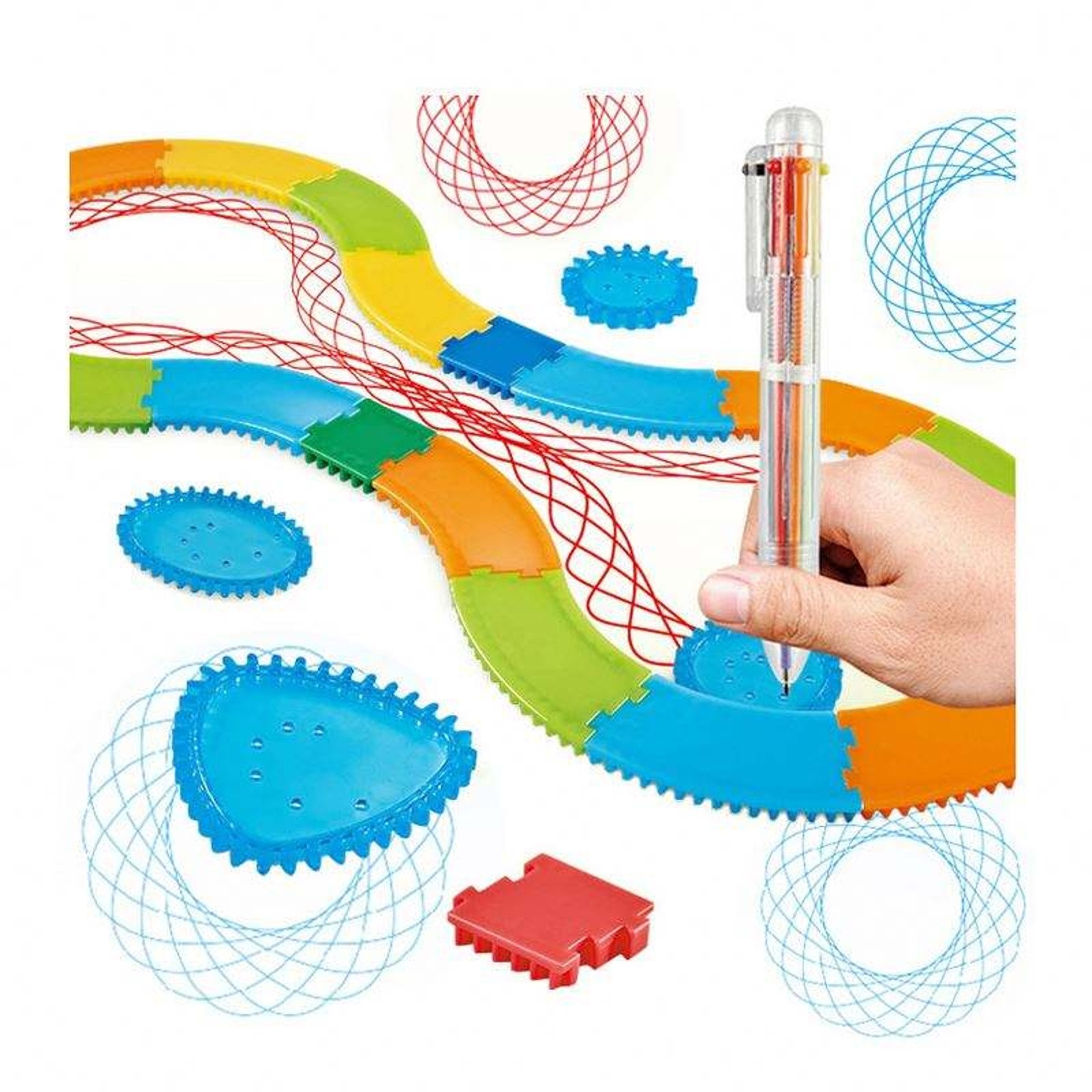 Geometry Spirograph Drawing St - Kids Education Template review and price