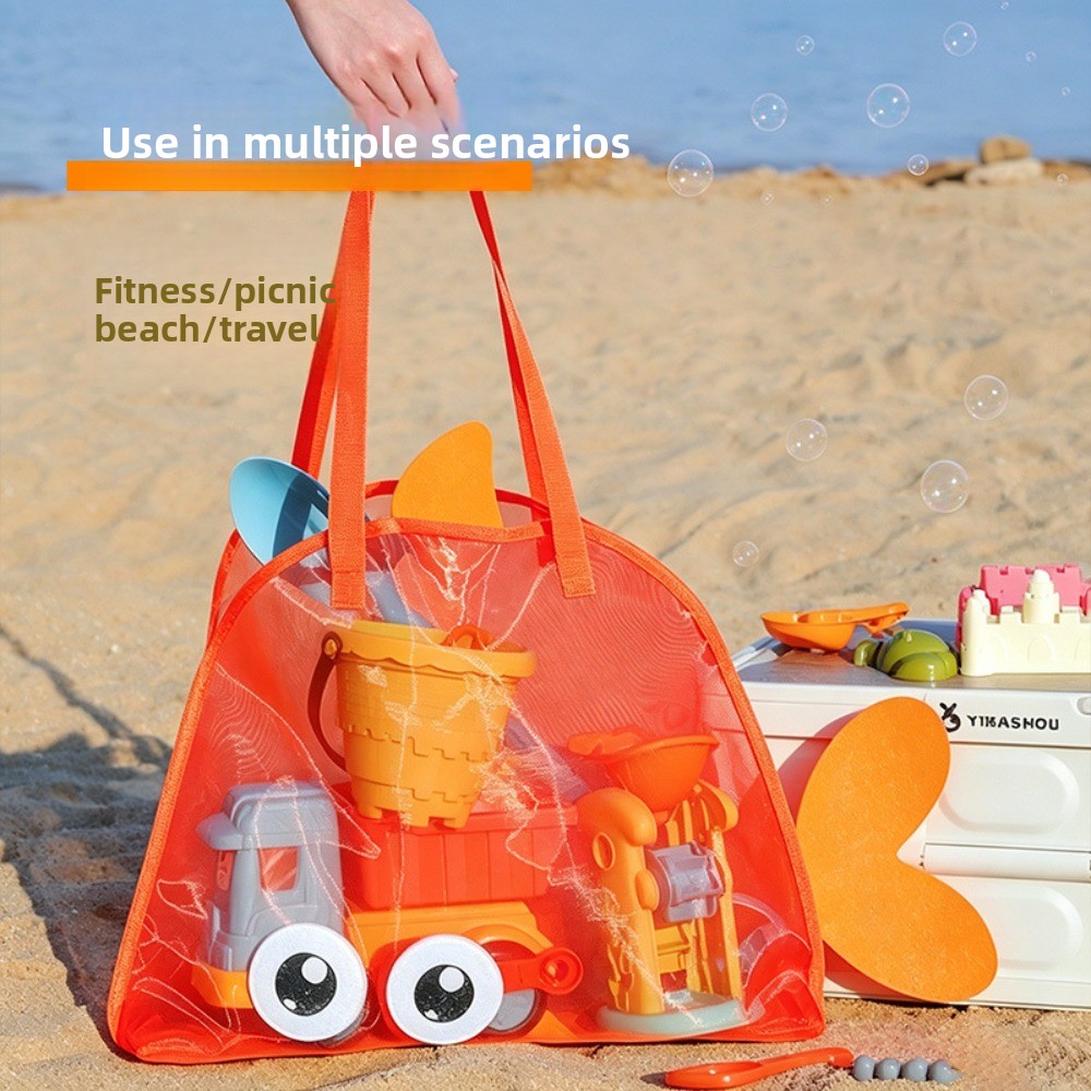 Kids Mesh Beach Bags Colorful  - Online Educational Games For Kids review and price