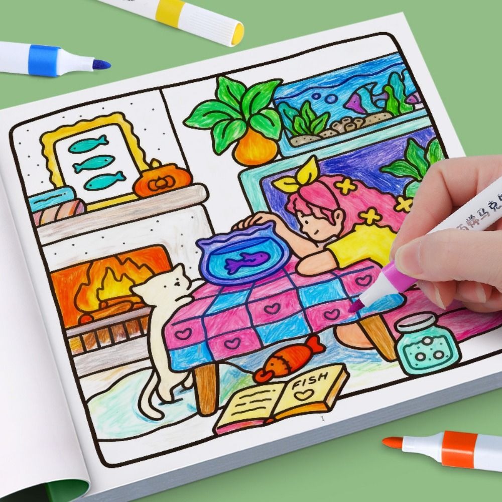Creative DIY Coloring Book Edu - Kids Education Drawing review and price