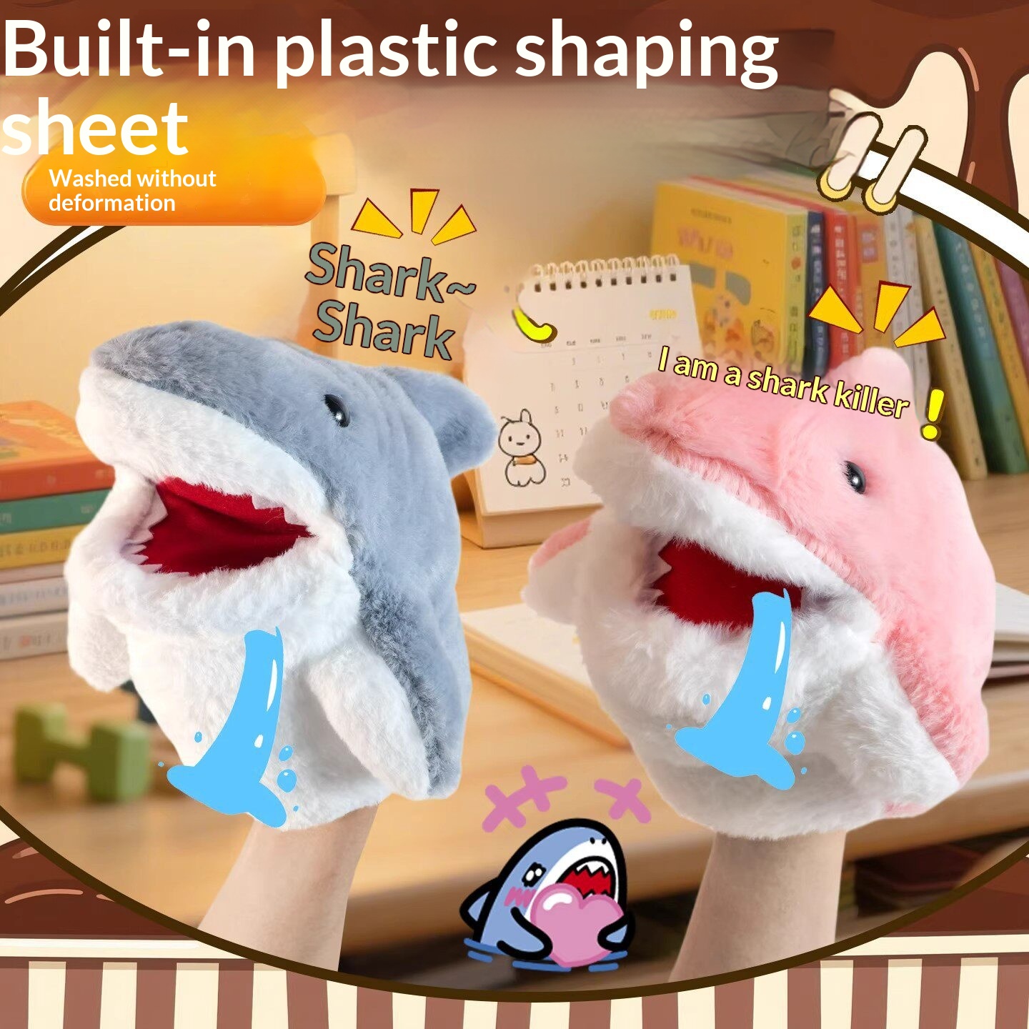 Shark Hand Puppet Plush Shark  - Online Educational Games For Kids review and price