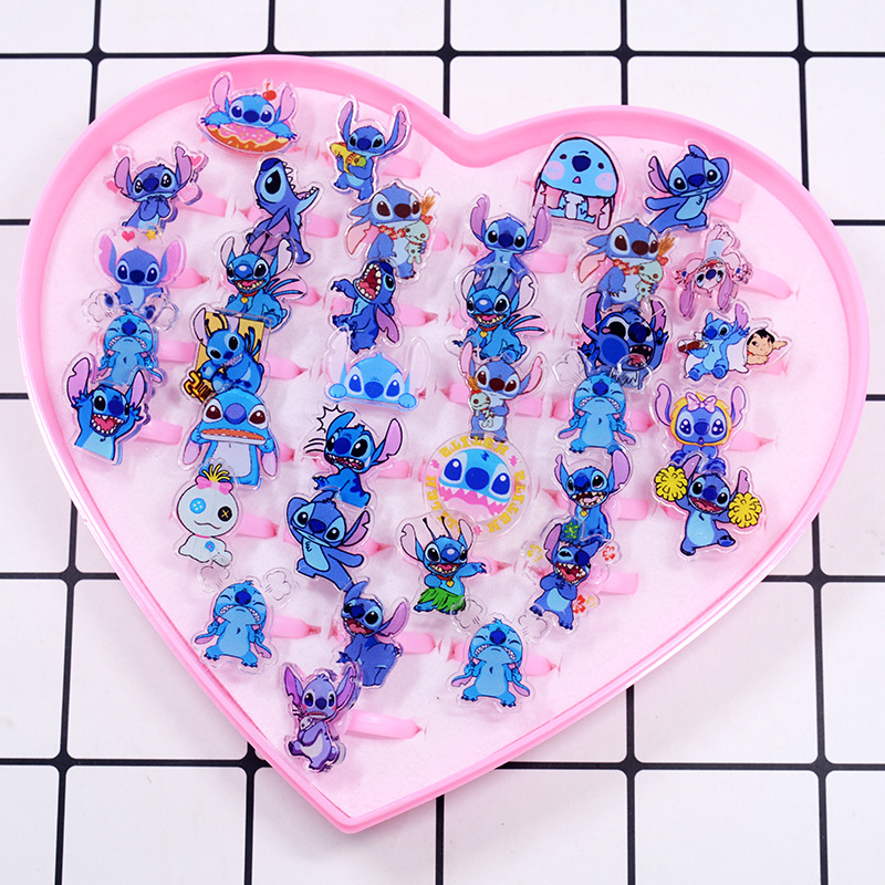 Stitch Acrylic Ring 10/20pcs K - Online Educational Games For Kids review and price