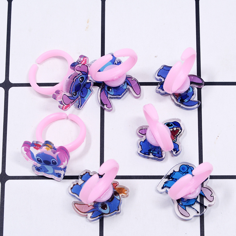 Stitch Acrylic Ring 10/20pcs K - Online Educational Games For Kids review and price
