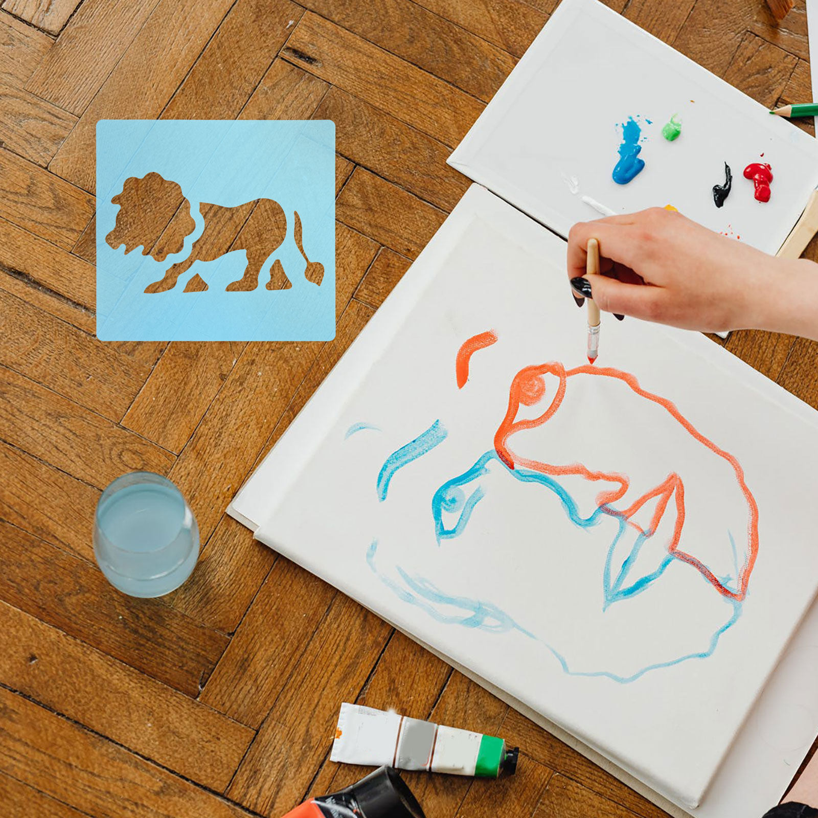 12Pcs Plastic Drawing Stencils - Kids Education Template review and price