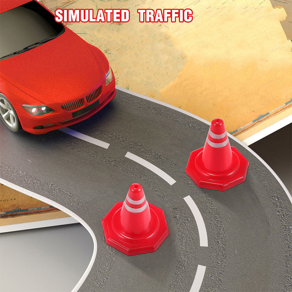 24Pcs Mini Traffic Cones Red P - Kid Educational review and price