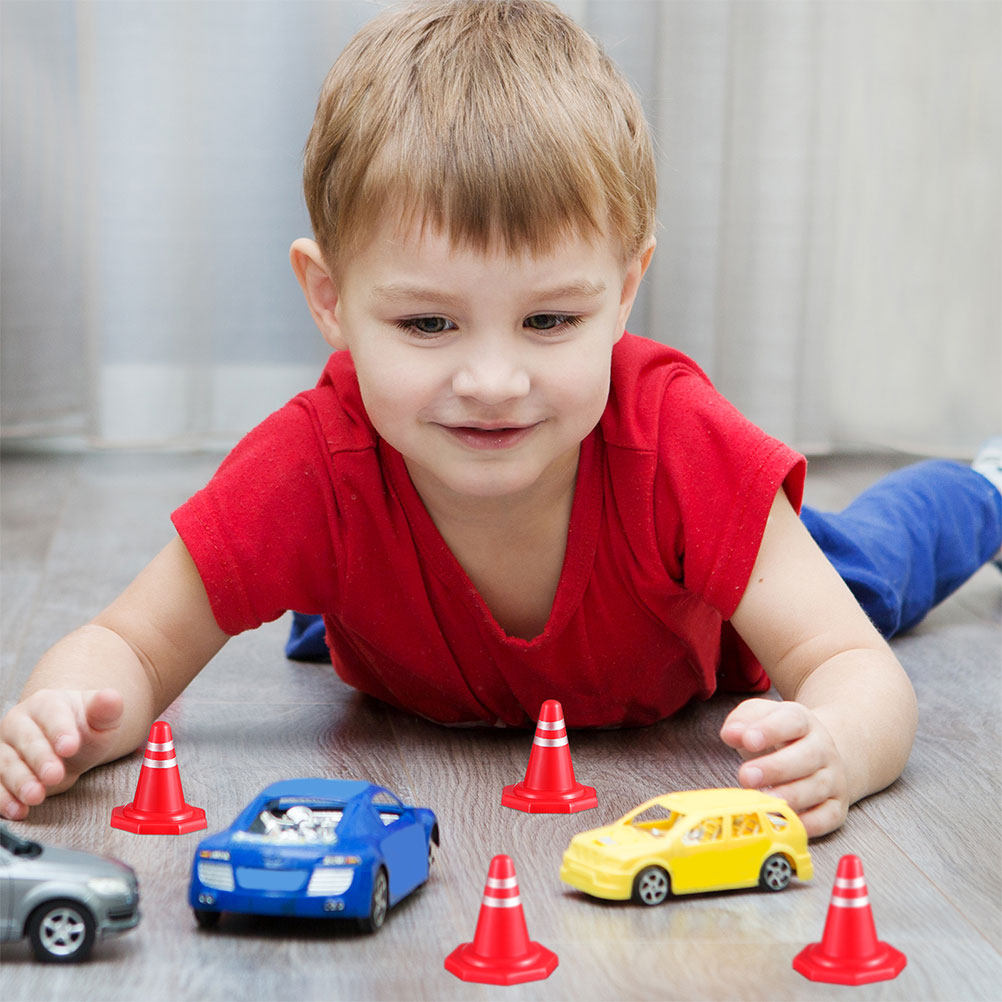 24Pcs Mini Traffic Cones Red P - Kid Educational review and price