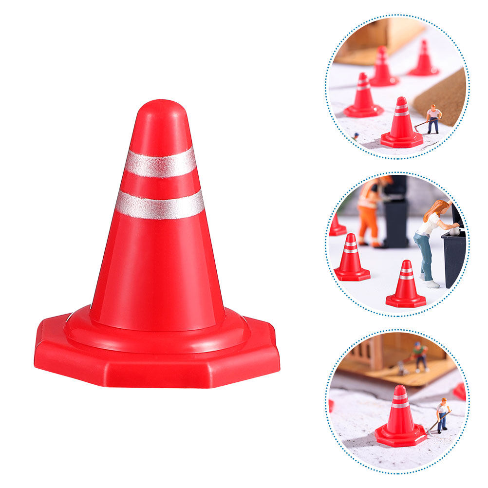24Pcs Mini Traffic Cones Red P - Kid Educational review and price