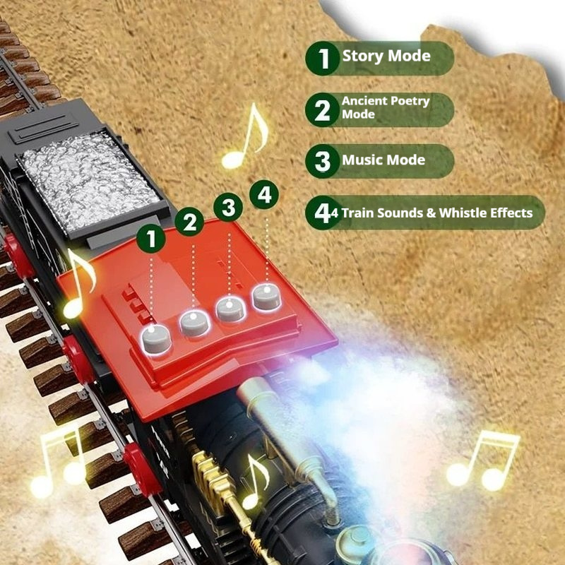 Kids Electric Retro Steam Trai - Kids Education Story review and price