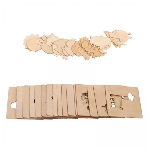 Kids Drawing Stencils Wood Pai - Kids Education Template review and price