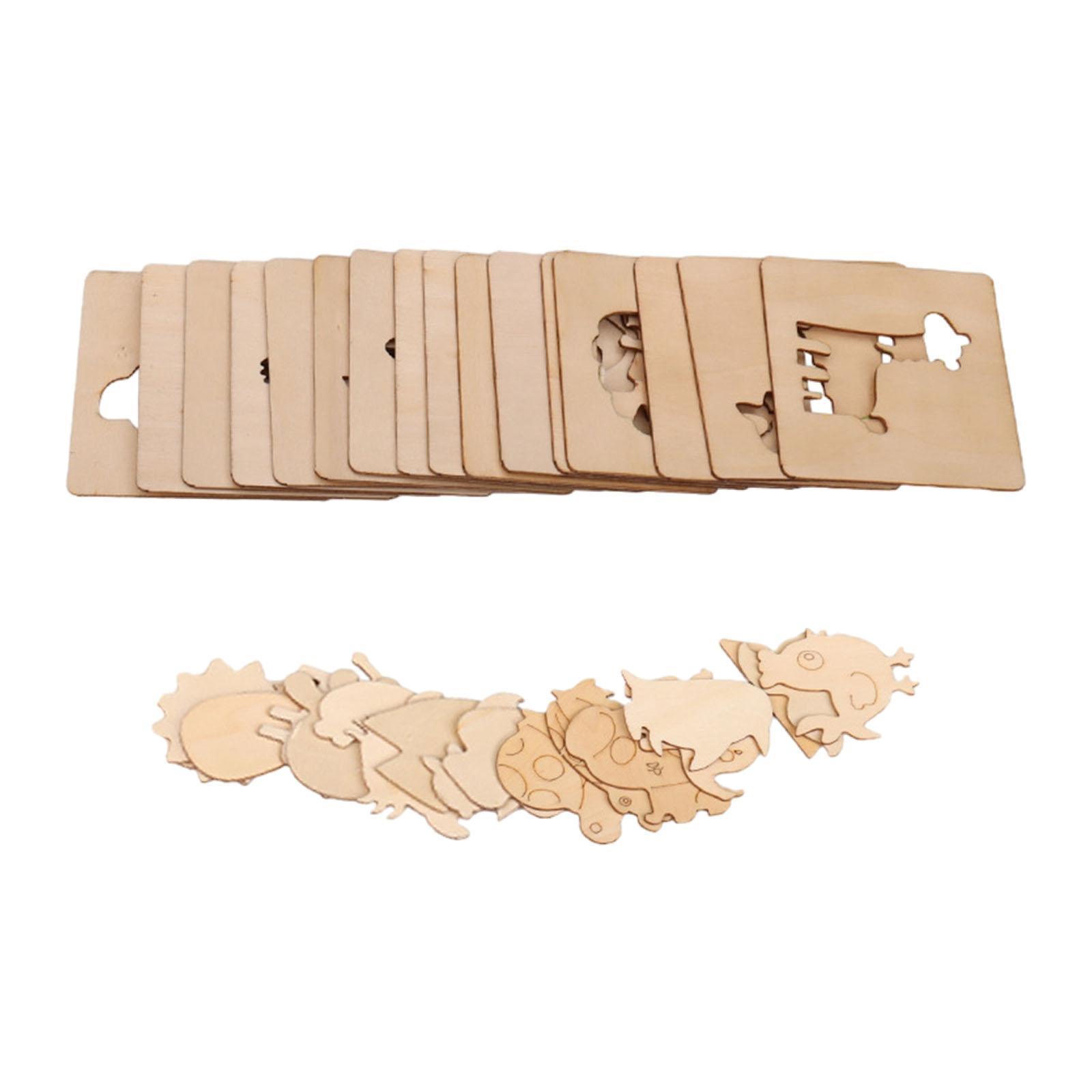 Kids Drawing Stencils Wood Pai - Kids Education Template review and price
