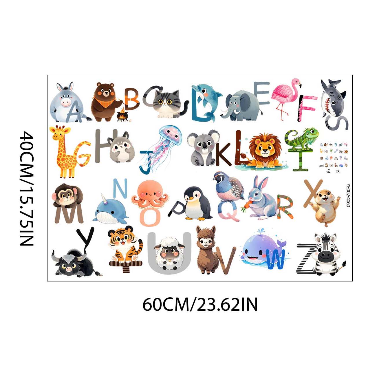 26 Letter English Alphabet Wal - Kids Education Center review and price
