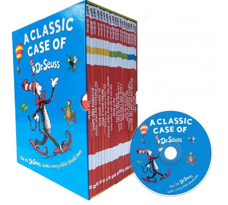 20 Book 1 CD Box Set Dr.Seuss  - Kids Education Story review and price
