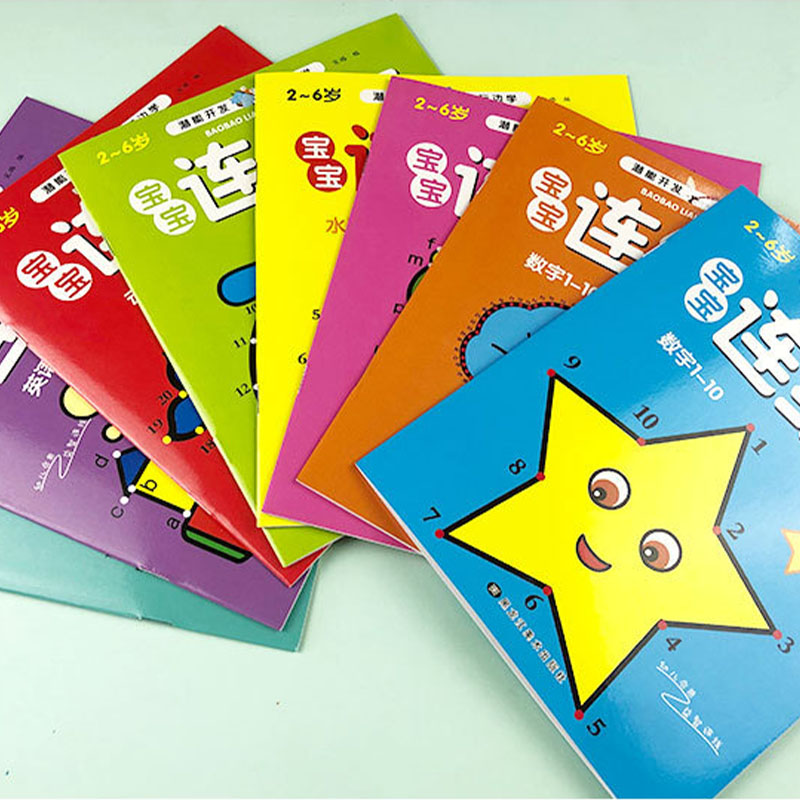8Pcs Kids Connect the Dots Col - Kids Education Drawing review and price